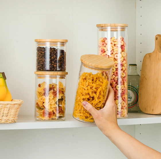 Glass Airtight Kitchen Storage Jar