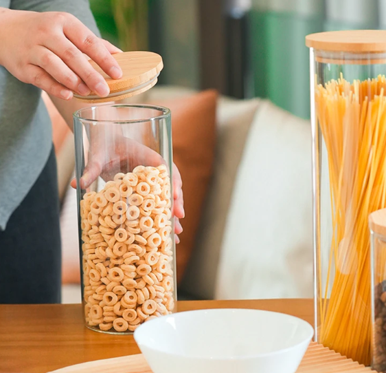 Glass Airtight Kitchen Storage Jar